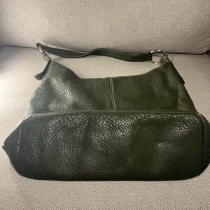 Talbots Olive Leather Handbag